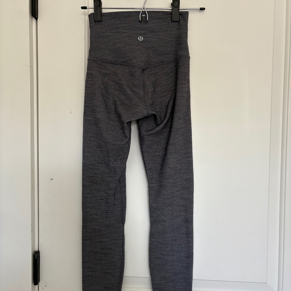 Lululemon Leggings Womens Gray Cropped Align Heather Gray High Rise